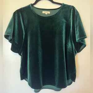 Madewell Velvet Top